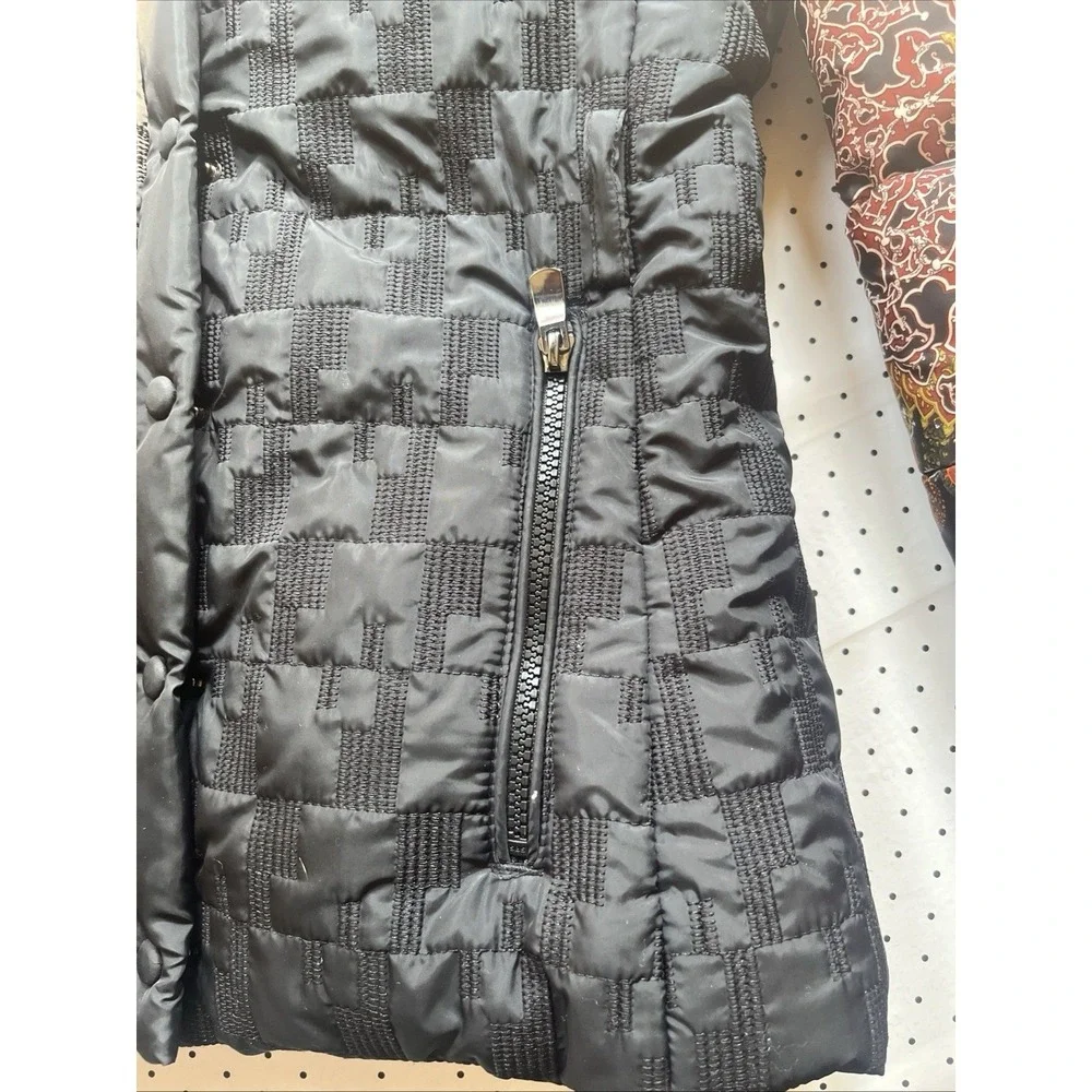 Desigual Komoderi Coat Black Puffer Parka Jacket Women's 38